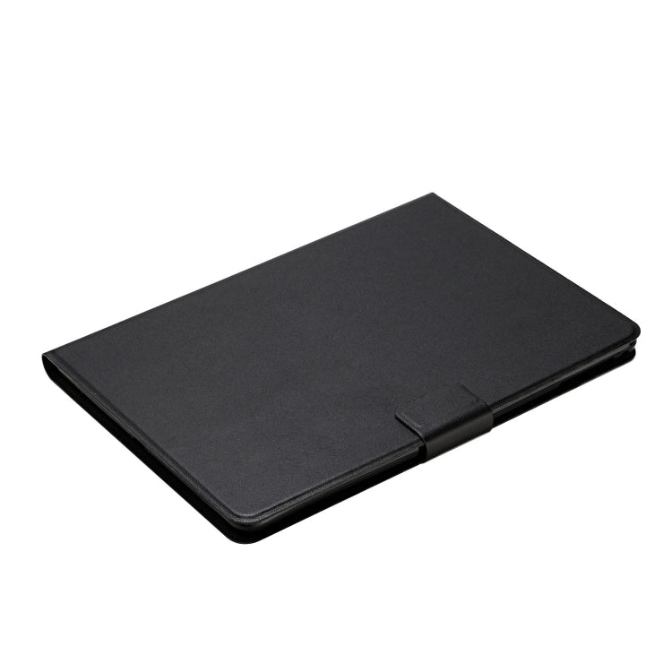 For Samsung Galaxy Tab A9 Pure Color PU Tablet Case with Sleep / Wake-up Function(Black) - Galaxy Tab A9 by buy2fix | Online Shopping UK | buy2fix