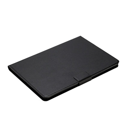 For Samsung Galaxy Tab A9 Pure Color PU Tablet Case with Sleep / Wake-up Function(Black) - Galaxy Tab A9 by buy2fix | Online Shopping UK | buy2fix