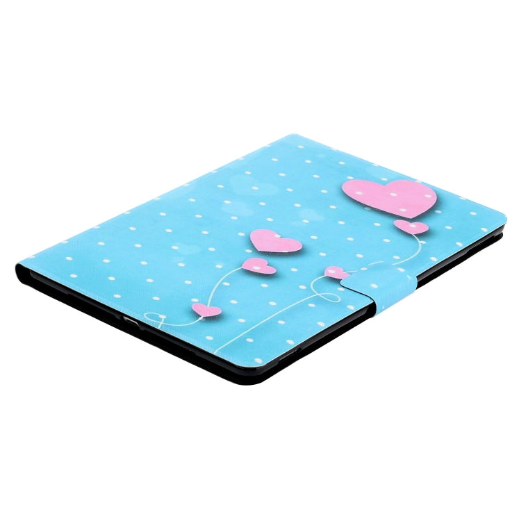For Samsung Galaxy Tab A9+ Voltage Coloured Drawing Smart PU Tablet Case with Sleep / Wake-up Function(Love Balloons) - Galaxy Tab A9+ by buy2fix | Online Shopping UK | buy2fix