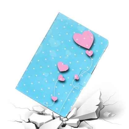For Samsung Galaxy Tab A9+ Voltage Coloured Drawing Smart PU Tablet Case with Sleep / Wake-up Function(Love Balloons) - Galaxy Tab A9+ by buy2fix | Online Shopping UK | buy2fix
