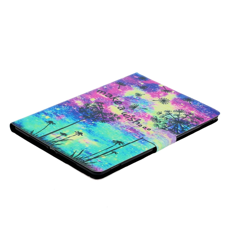 For Samsung Galaxy Tab A9+ Voltage Coloured Drawing Smart PU Tablet Case with Sleep / Wake-up Function(Dandelion) - Galaxy Tab A9+ by buy2fix | Online Shopping UK | buy2fix