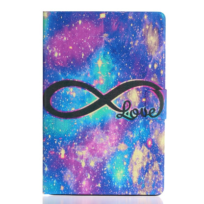 For Samsung Galaxy Tab A9 Voltage Coloured Drawing Smart PU Tablet Case with Sleep / Wake-up Function(LOVE) - Galaxy Tab A9 by buy2fix | Online Shopping UK | buy2fix