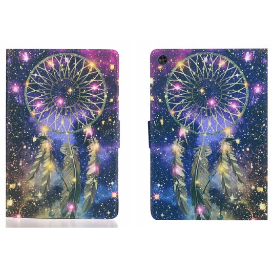 For Samsung Galaxy Tab A9 Voltage Coloured Drawing Smart PU Tablet Case with Sleep / Wake-up Function(Windbell) - Galaxy Tab A9 by buy2fix | Online Shopping UK | buy2fix