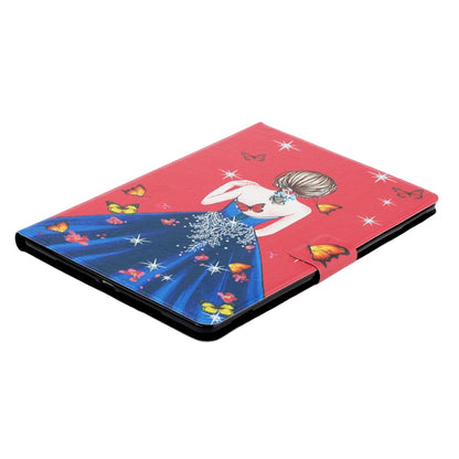 For Samsung Galaxy Tab A9+ Voltage Coloured Drawing Smart PU Tablet Case with Sleep / Wake-up Function(Girl Back) - Galaxy Tab A9+ by buy2fix | Online Shopping UK | buy2fix