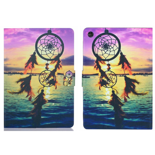 For Samsung Galaxy Tab A9+ Voltage Coloured Drawing Smart PU Tablet Case with Sleep / Wake-up Function(Dreamcatcher) - Galaxy Tab A9+ by buy2fix | Online Shopping UK | buy2fix