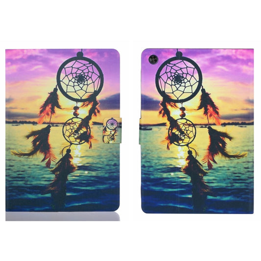 For Samsung Galaxy Tab A9 Voltage Coloured Drawing Smart PU Tablet Case with Sleep / Wake-up Function(Dreamcatcher) - Galaxy Tab A9 by buy2fix | Online Shopping UK | buy2fix
