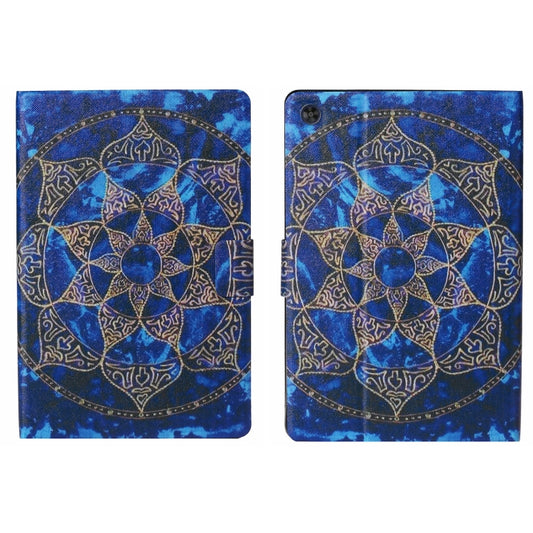 For Samsung Galaxy Tab A9+ Voltage Coloured Drawing Smart PU Tablet Case with Sleep / Wake-up Function(Blue Mandala) - Galaxy Tab A9+ by buy2fix | Online Shopping UK | buy2fix