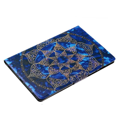 For Samsung Galaxy Tab A9+ Voltage Coloured Drawing Smart PU Tablet Case with Sleep / Wake-up Function(Blue Mandala) - Galaxy Tab A9+ by buy2fix | Online Shopping UK | buy2fix