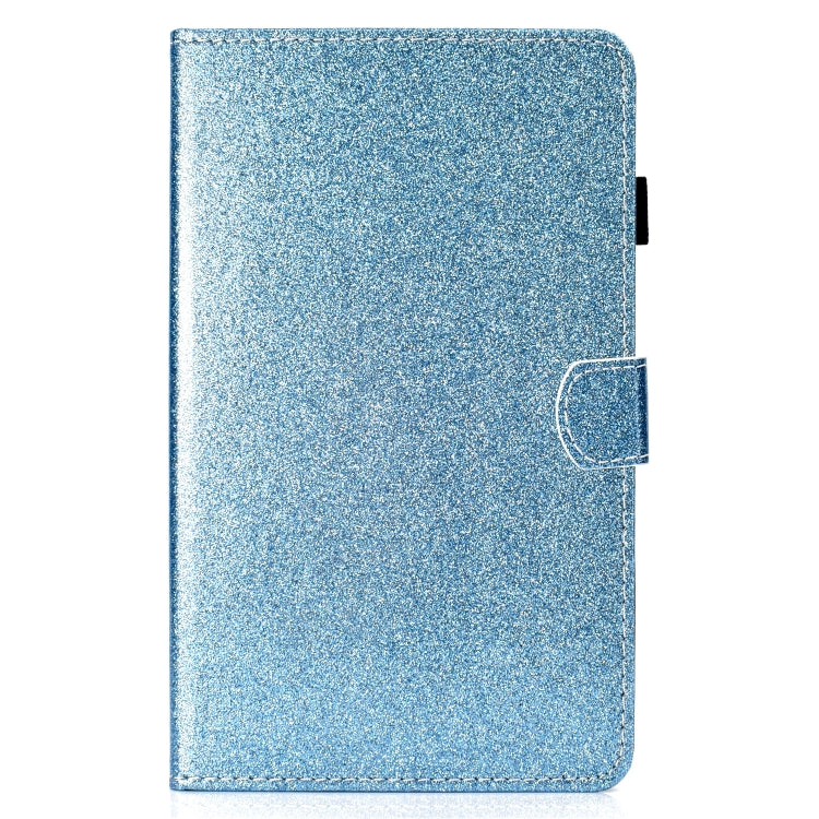 For Samsung Galaxy Tab A9+ Glitter Powder Smart PU Tablet Case with Sleep / Wake-up Function(Blue) - Galaxy Tab A9+ by buy2fix | Online Shopping UK | buy2fix