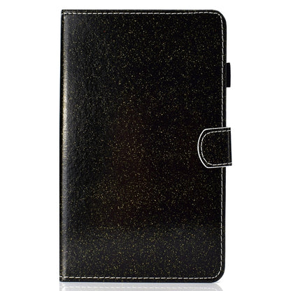For Samsung Galaxy Tab A9+ Glitter Powder Smart PU Tablet Case with Sleep / Wake-up Function(Black) - Galaxy Tab A9+ by buy2fix | Online Shopping UK | buy2fix