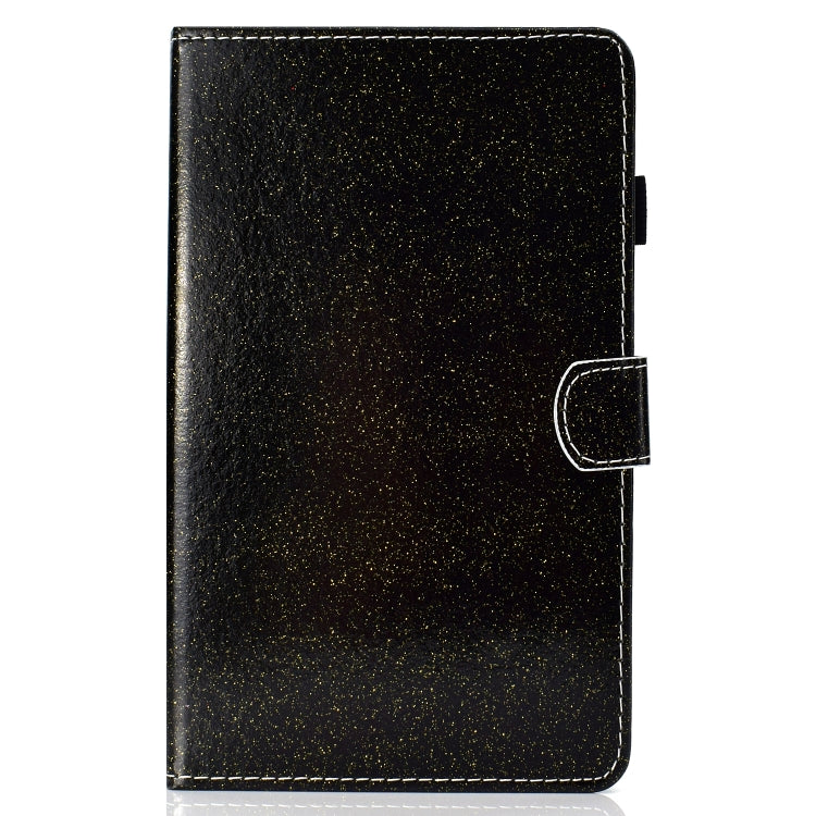 For Samsung Galaxy Tab A9 Glitter Powder Smart PU Tablet Case with Sleep / Wake-up Function(Black) - Galaxy Tab A9 by buy2fix | Online Shopping UK | buy2fix
