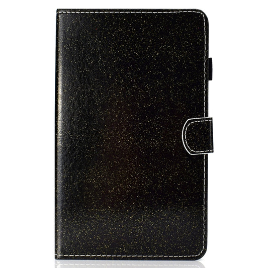 For Samsung Galaxy Tab A9 Glitter Powder Smart PU Tablet Case with Sleep / Wake-up Function(Black) - Galaxy Tab A9 by buy2fix | Online Shopping UK | buy2fix