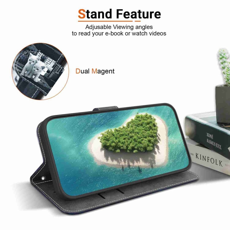 For Motorola Edge 2024 Crystal Texture Colored Drawing Leather Phone Case(Cat Tiger Reflection) by buy2fix