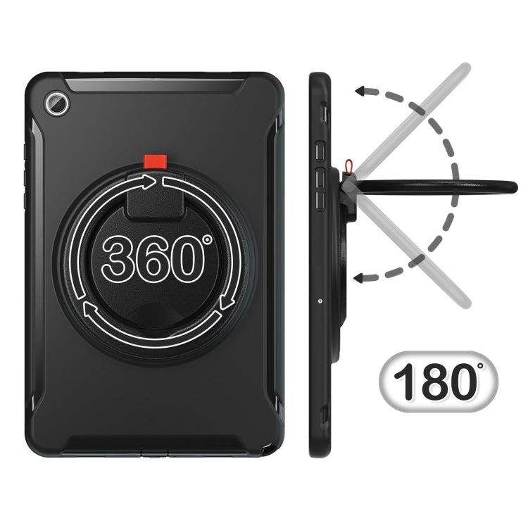 For Samsung Galaxy Tab A9+ / Tab A11+ Shockproof TPU + PC Protective Tablet Case(Black) by buy2fix