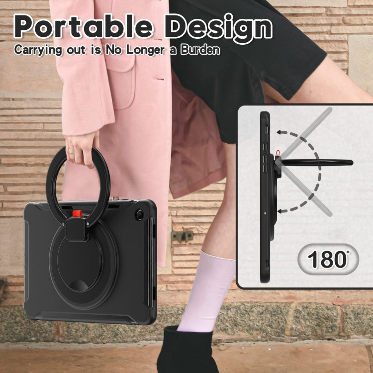 For Samsung Galaxy Tab A9+ / Tab A11+ Shockproof TPU + PC Protective Tablet Case(Black) by buy2fix