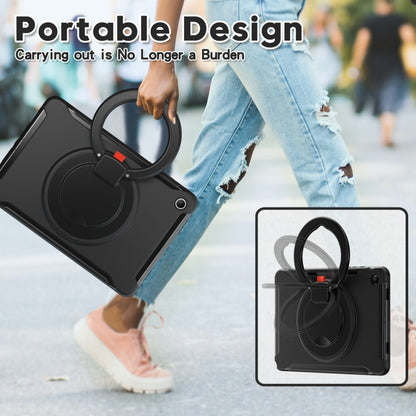 For Samsung Galaxy Tab A9+ / Tab A11+ Shockproof TPU + PC Protective Tablet Case(Black) by buy2fix