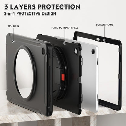 For Samsung Galaxy Tab A9+ / Tab A11+ Shockproof TPU + PC Protective Tablet Case(Black) by buy2fix