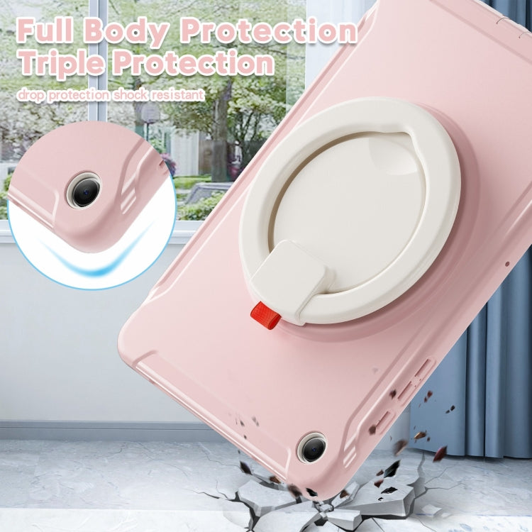 For Samsung Galaxy Tab A9+ Shockproof TPU + PC Protective Tablet Case(Cherry Blossoms Pink) - Galaxy Tab A9+ by buy2fix | Online Shopping UK | buy2fix