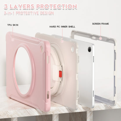 For Samsung Galaxy Tab A9+ Shockproof TPU + PC Protective Tablet Case(Cherry Blossoms Pink) - Galaxy Tab A9+ by buy2fix | Online Shopping UK | buy2fix