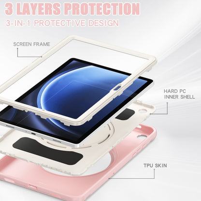 For Samsung Galaxy Tab A9+ Shockproof TPU + PC Protective Tablet Case(Cherry Blossoms Pink) - Galaxy Tab A9+ by buy2fix | Online Shopping UK | buy2fix