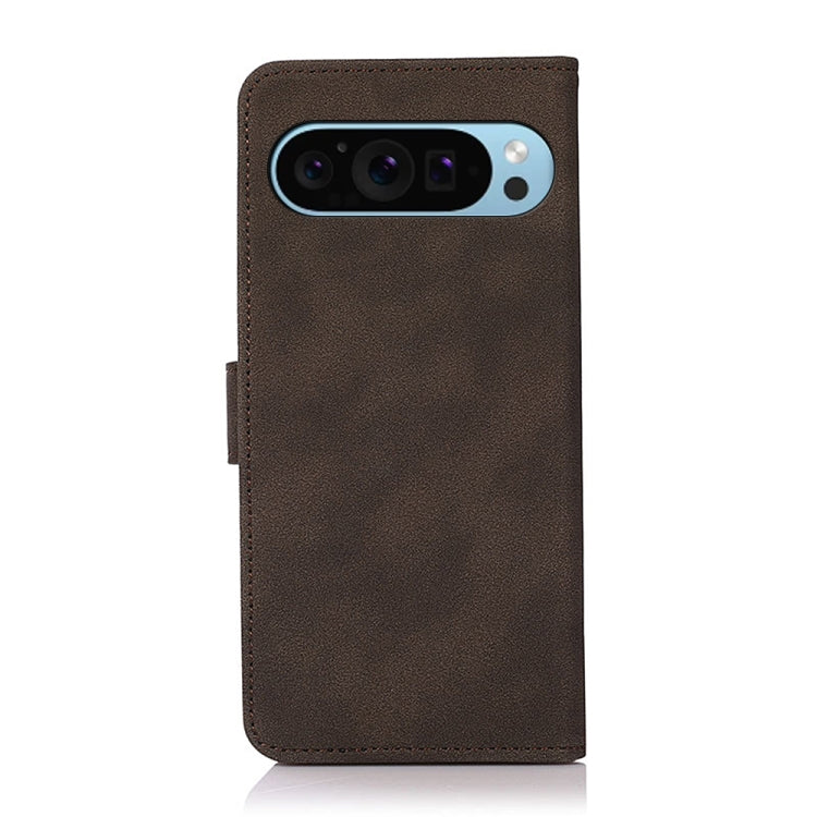 For Google Pixel 9 KHAZNEH Matte Texture Leather Phone Case(Brown) by buy2fix