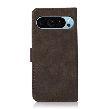 For Google Pixel 9 KHAZNEH Matte Texture Leather Phone Case(Brown) by buy2fix