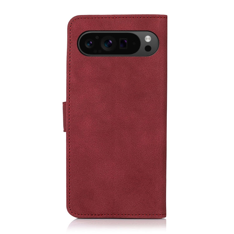 For Google Pixel 9 Pro KHAZNEH Matte Texture Leather Phone Case(Red) by buy2fix