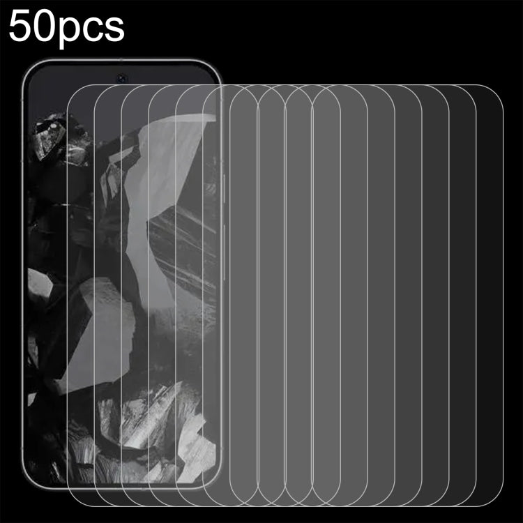 For Google Pixel 9 Pro 50pcs 0.26mm 9H 2.5D Tempered Glass Film by buy2fix