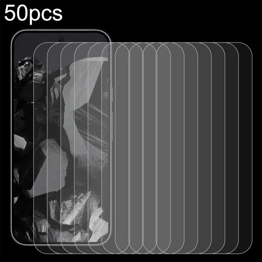 For Google Pixel 9 Pro 50pcs 0.26mm 9H 2.5D Tempered Glass Film by buy2fix
