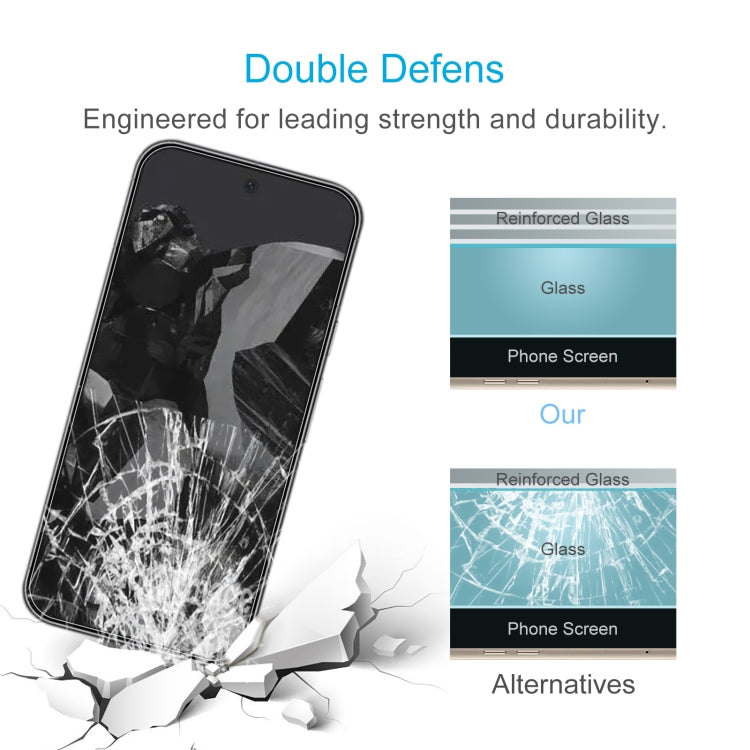 For Google Pixel 9 Pro 50pcs 0.26mm 9H 2.5D Tempered Glass Film by buy2fix