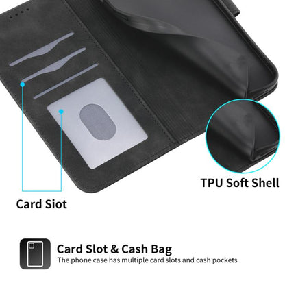 For iPhone Air Dierfeng Dream Line TPU Hybrid PU Leather Phone Case(Black) - iPhone Air Cases by buy2fix | Online Shopping UK | buy2fix