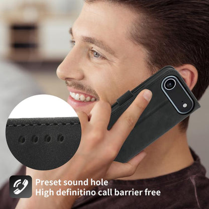 For iPhone Air Dierfeng Dream Line TPU Hybrid PU Leather Phone Case(Black) - iPhone Air Cases by buy2fix | Online Shopping UK | buy2fix