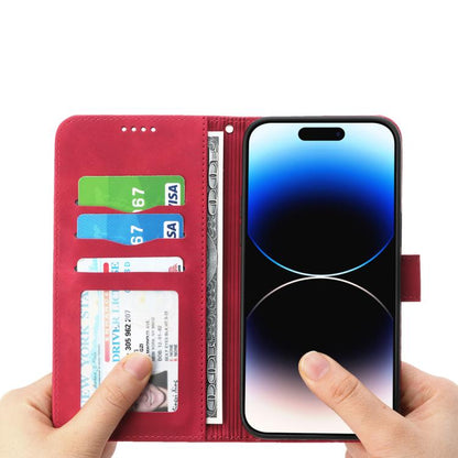 For iPhone Air Dierfeng Dream Line TPU Hybrid PU Leather Phone Case(Red) - iPhone Air Cases by buy2fix | Online Shopping UK | buy2fix
