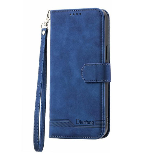 For iPhone Air Dierfeng Dream Line TPU Hybrid PU Leather Phone Case(Blue) - iPhone Air Cases by buy2fix | Online Shopping UK | buy2fix