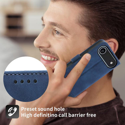 For iPhone Air Dierfeng Dream Line TPU Hybrid PU Leather Phone Case(Blue) - iPhone Air Cases by buy2fix | Online Shopping UK | buy2fix