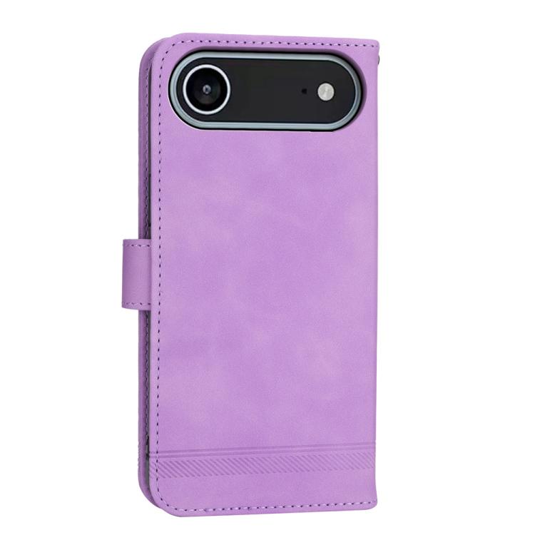 For iPhone Air Dierfeng Dream Line TPU Hybrid PU Leather Phone Case(Purple) - iPhone Air Cases by buy2fix | Online Shopping UK | buy2fix