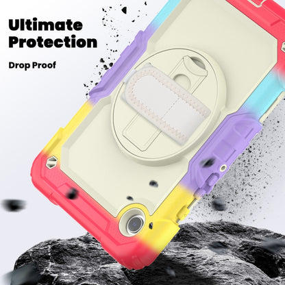 For Samsung Galaxy Tab A9 Silicone + PC Tablet Case with Shoulder Strap(Camouflage Red) - Galaxy Tab A9 by buy2fix | Online Shopping UK | buy2fix