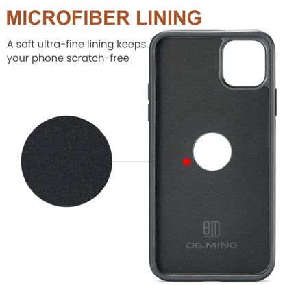 For iPhone 11 Pro Max DG.MING M5 Series Zip RFID Multi Card Detachable Leather Phone Case(Purple) - iPhone 11 Pro Max Cases by DG.MING | Online Shopping UK | buy2fix