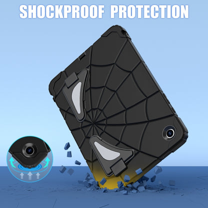 For Samsung Galaxy Tab A9+ Spider Silicone Hybrid PC Shockproof Tablet Case(Black) - Galaxy Tab A9+ by buy2fix | Online Shopping UK | buy2fix