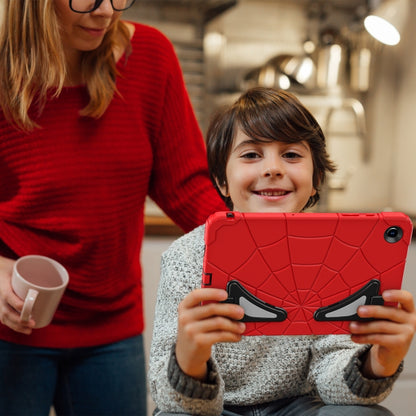 For Samsung Galaxy Tab A9+ Spider Silicone Hybrid PC Shockproof Tablet Case(Red Black) - Galaxy Tab A9+ by buy2fix | Online Shopping UK | buy2fix