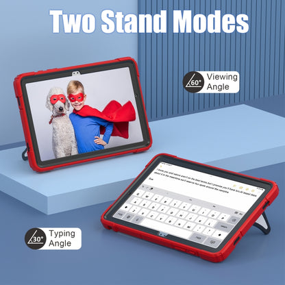 For Samsung Galaxy Tab A9+ Spider Silicone Hybrid PC Shockproof Tablet Case(Red Black) - Galaxy Tab A9+ by buy2fix | Online Shopping UK | buy2fix