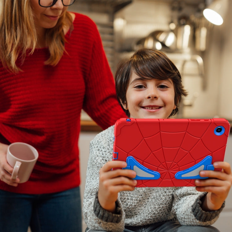 For Samsung Galaxy Tab A9+ Spider Silicone Hybrid PC Shockproof Tablet Case(Red Blue) - Galaxy Tab A9+ by buy2fix | Online Shopping UK | buy2fix