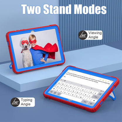For Samsung Galaxy Tab A9+ Spider Silicone Hybrid PC Shockproof Tablet Case(Red Blue) - Galaxy Tab A9+ by buy2fix | Online Shopping UK | buy2fix