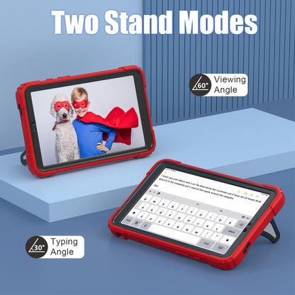 For Samsung Galaxy Tab A9 Spider Silicone Hybrid PC Shockproof Tablet Case(Red Black) - Galaxy Tab A9 by buy2fix | Online Shopping UK | buy2fix