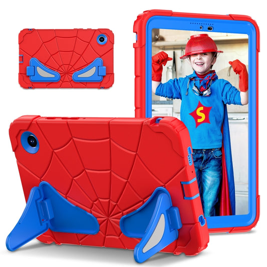 For Samsung Galaxy Tab A9 Spider Silicone Hybrid PC Shockproof Tablet Case(Red Blue) - Galaxy Tab A9 by buy2fix | Online Shopping UK | buy2fix