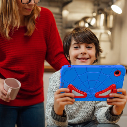 For Samsung Galaxy Tab A9 Spider Silicone Hybrid PC Shockproof Tablet Case(Blue Red) - Galaxy Tab A9 by buy2fix | Online Shopping UK | buy2fix
