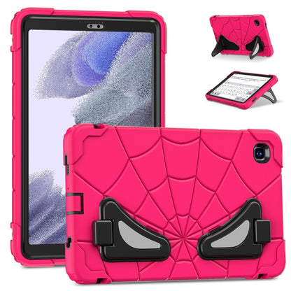 For Samsung Galaxy Tab A7 Lite T220 Spider Silicone Hybrid PC Shockproof Tablet Case(Strawberry Black) - Tab A7 Lite T220 / T225 by buy2fix | Online Shopping UK | buy2fix