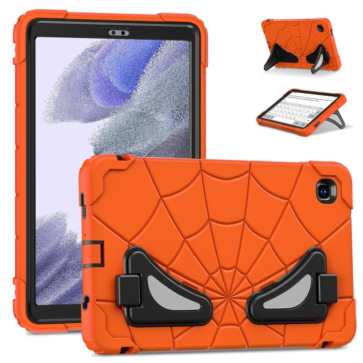 For Samsung Galaxy Tab A7 Lite T220 Spider Silicone Hybrid PC Shockproof Tablet Case(Orange Black) - Tab A7 Lite T220 / T225 by buy2fix | Online Shopping UK | buy2fix
