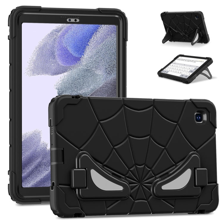 For Samsung Galaxy Tab A7 Lite T220 Spider Silicone Hybrid PC Shockproof Tablet Case(Black) - Tab A7 Lite T220 / T225 by buy2fix | Online Shopping UK | buy2fix