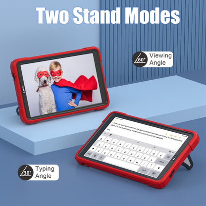 For Samsung Galaxy Tab A7 Lite T220 Spider Silicone Hybrid PC Shockproof Tablet Case(Red Black) - Tab A7 Lite T220 / T225 by buy2fix | Online Shopping UK | buy2fix
